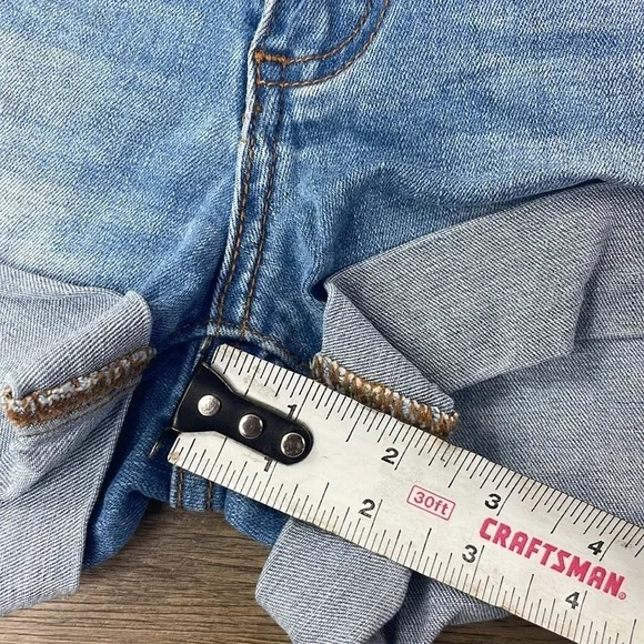 KanCan Women’s High Rise Cuffed Denim Jean Shorts, size 5/26 - Picture 6 of 9